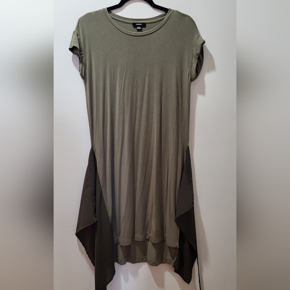 RUDSAK Asymmetrical Olive Dress - Picture 3 of 10